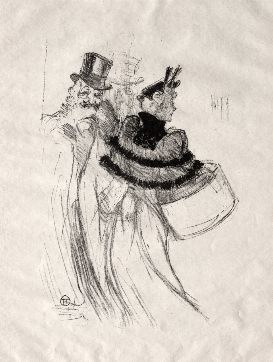 De gamle Herrer, 1894. af Henri de Toulouse Lautrec
