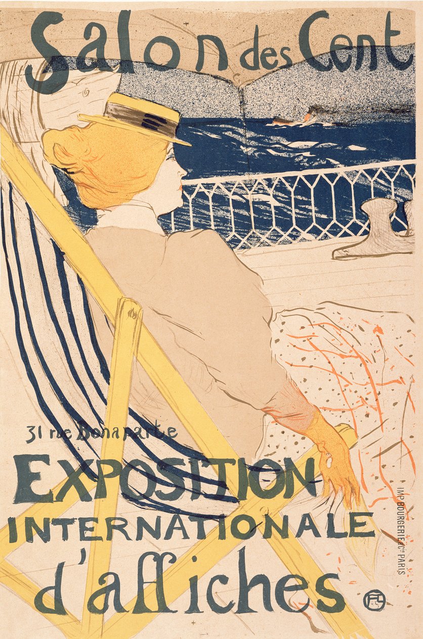 Passageren fra kabine 54 - Sejler i en yacht, 1896 af Henri de Toulouse Lautrec