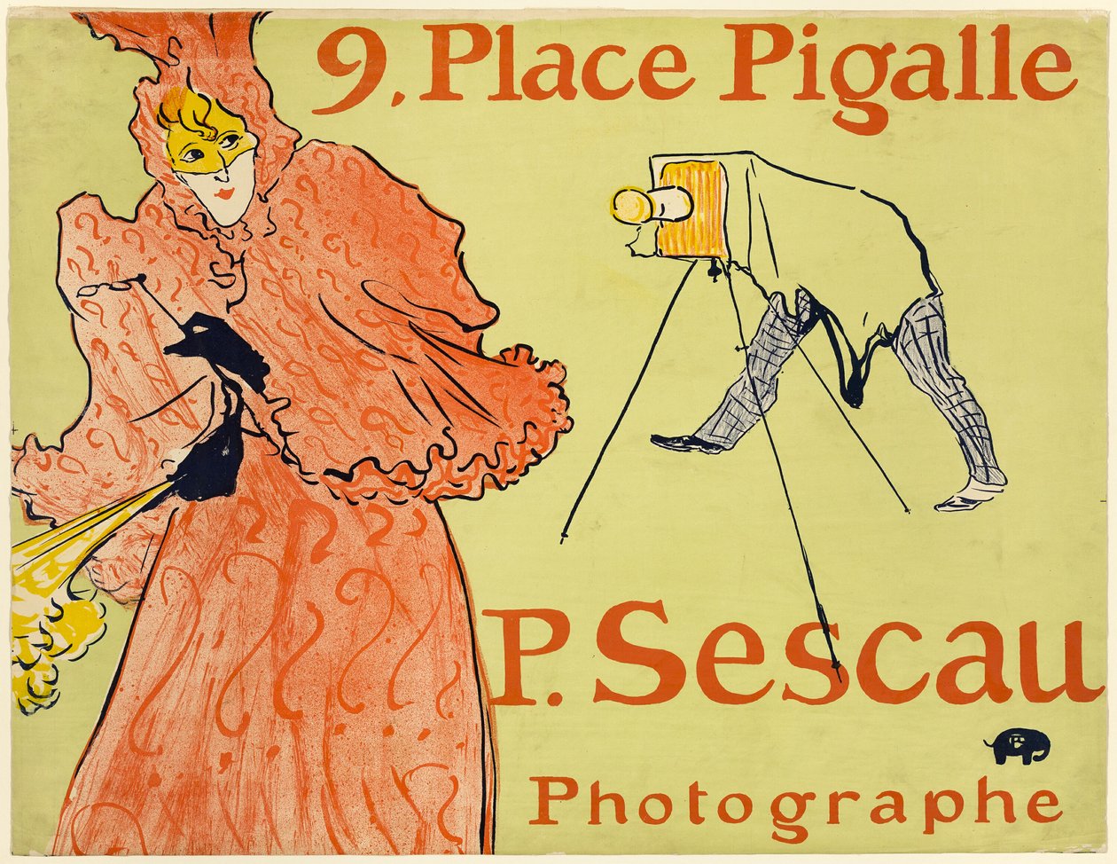 Fotografen Sescau af Henri de Toulouse Lautrec