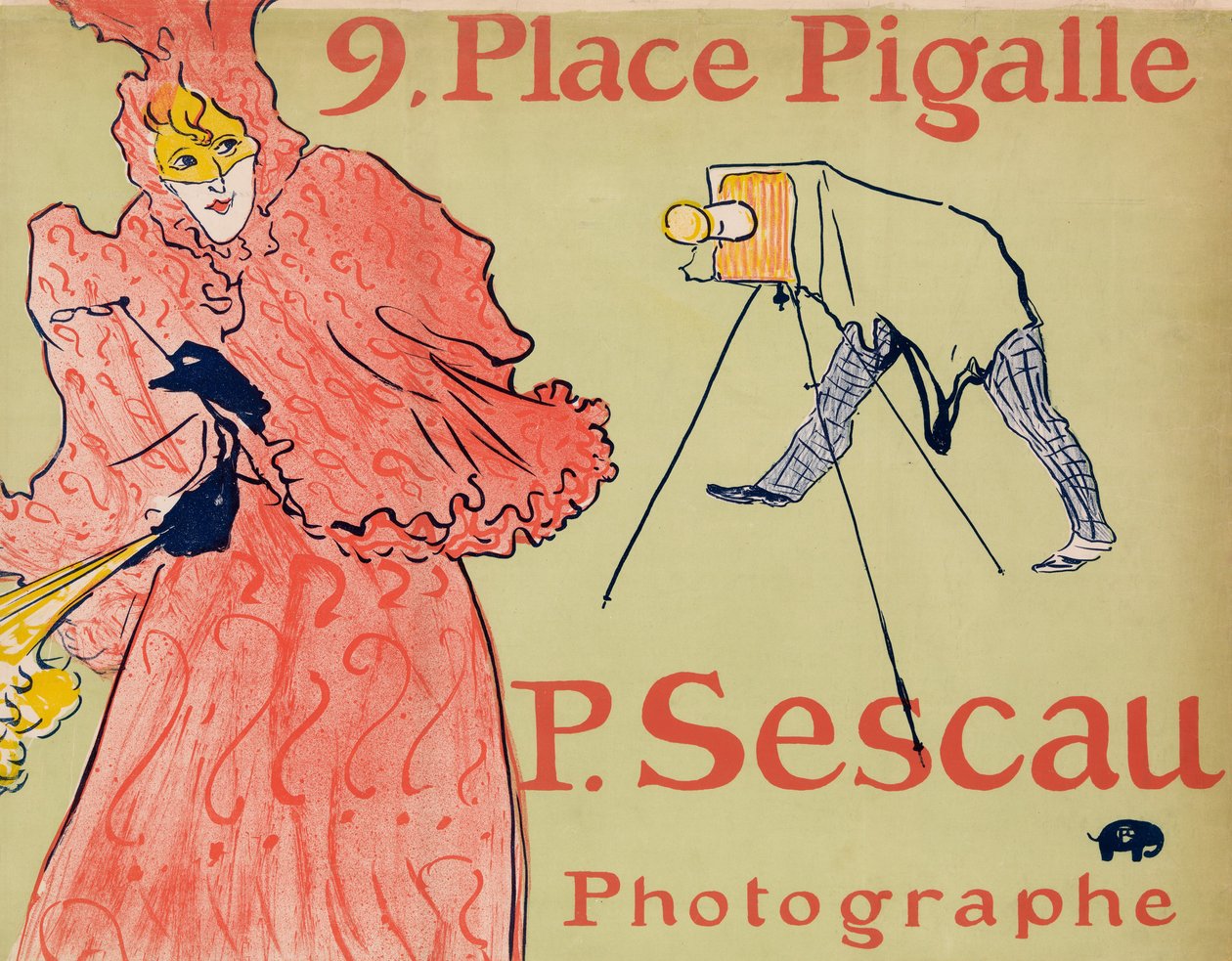 Fotografen Sescau Fotografen Sescau, 1894., 1894. af Henri de Toulouse Lautrec