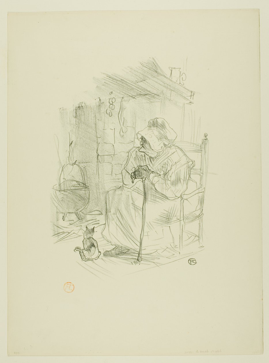 The Secret, fra Mélodies de Désiré Dihau af Henri de Toulouse Lautrec
