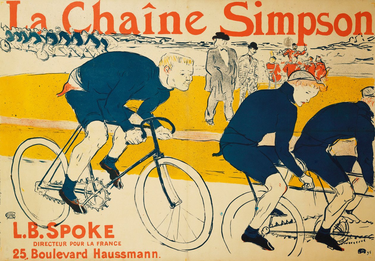 Simpson-kæden; Simpsons-kæden, 1896 af Henri de Toulouse Lautrec