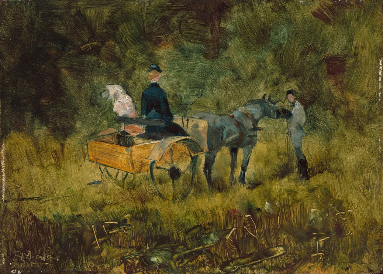 Fælden, 1880. af Henri de Toulouse Lautrec