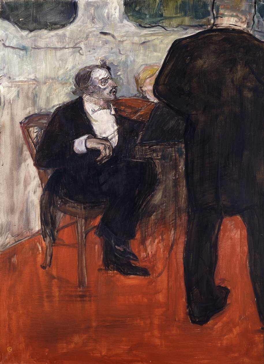 Violinisten Dancla; Le Violiniste Dancla, 1900 af Henri de Toulouse Lautrec