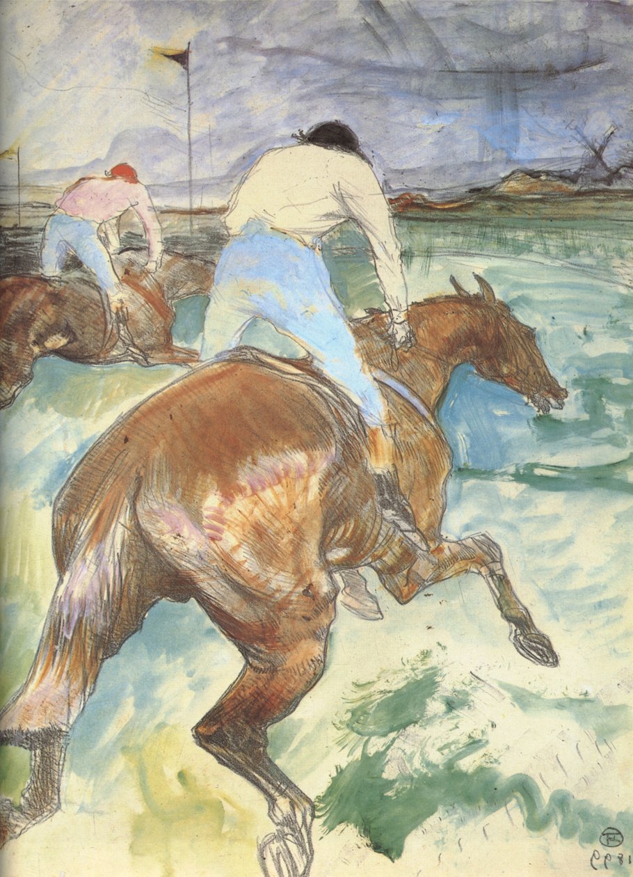 Yockeyen i sit naturlige miljø af Henri de Toulouse Lautrec