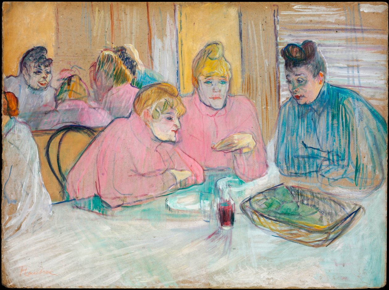 Disse Damer i Refectory, 1893-94 af Henri de Toulouse Lautrec