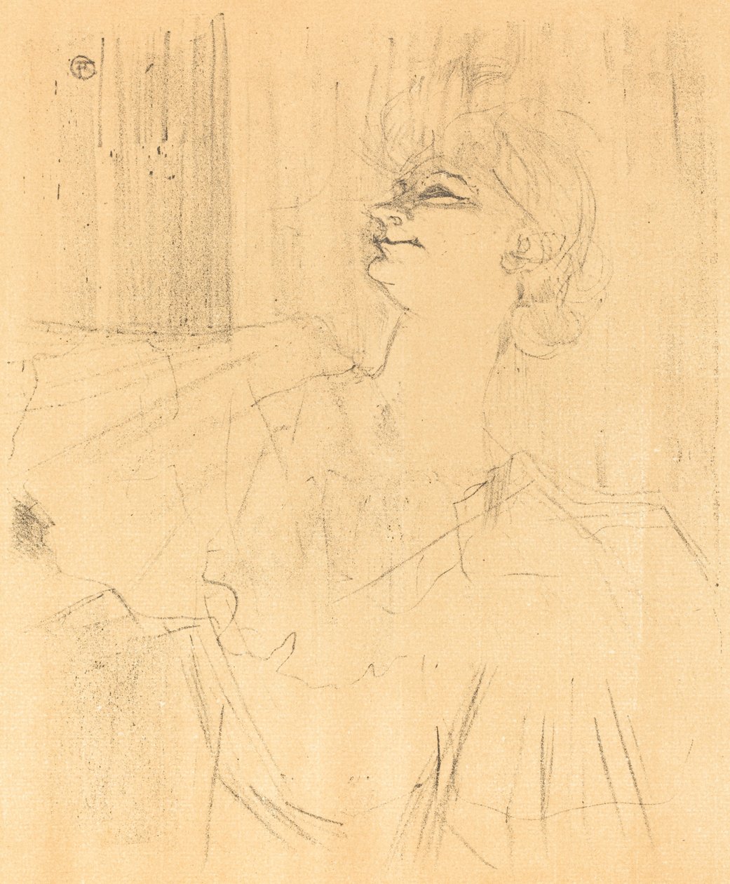 Til Menilmontant fra Bruant Til Ménilmontant, fra Bruant, 1898. af Henri de Toulouse Lautrec