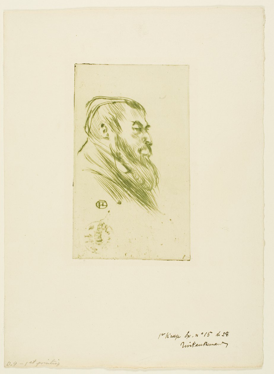 Tristan Bernard af Henri de Toulouse-Lautrec