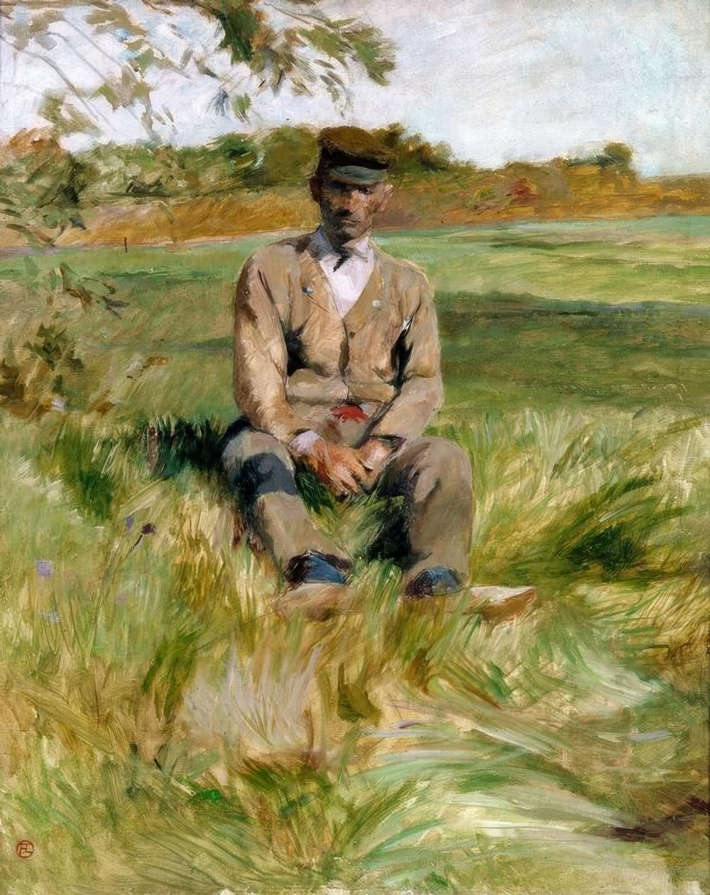 En arbejder hos Céleyran af Henri de Toulouse Lautrec