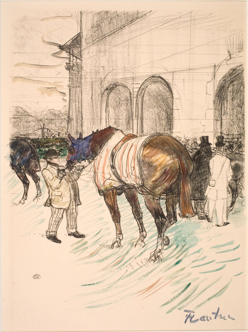 Væddeløbsbanen af Henri de Toulouse Lautrec