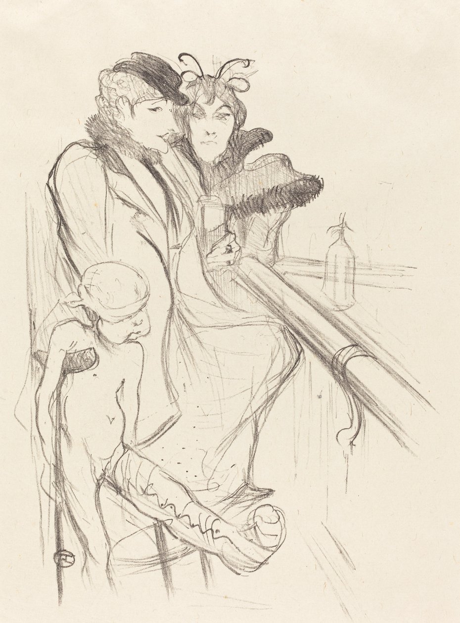 Sårede Eros Eros vanné, 1894. af Henri de Toulouse Lautrec