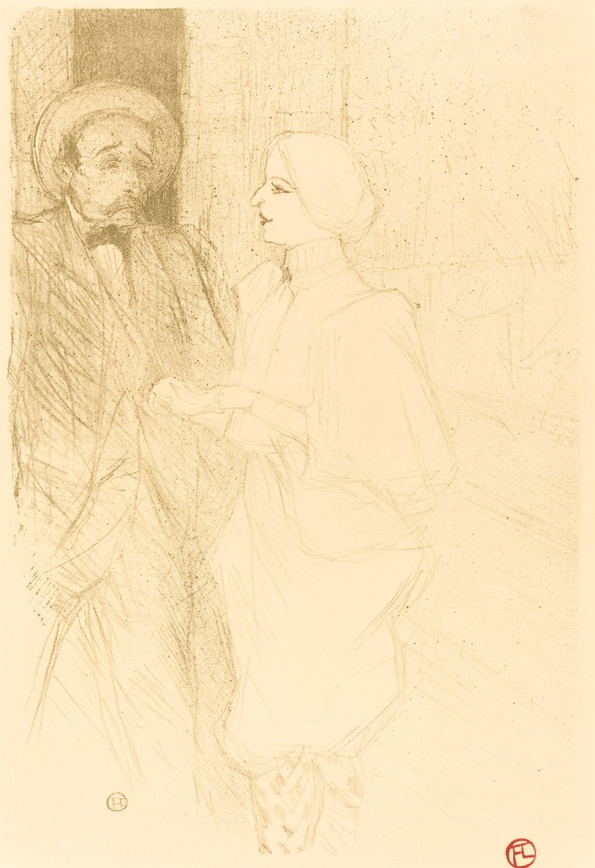 Yahne og Mayer i "The Difficult Age" (Yahne og Mayer i "The Difficult Age") af Henri de Toulouse Lautrec