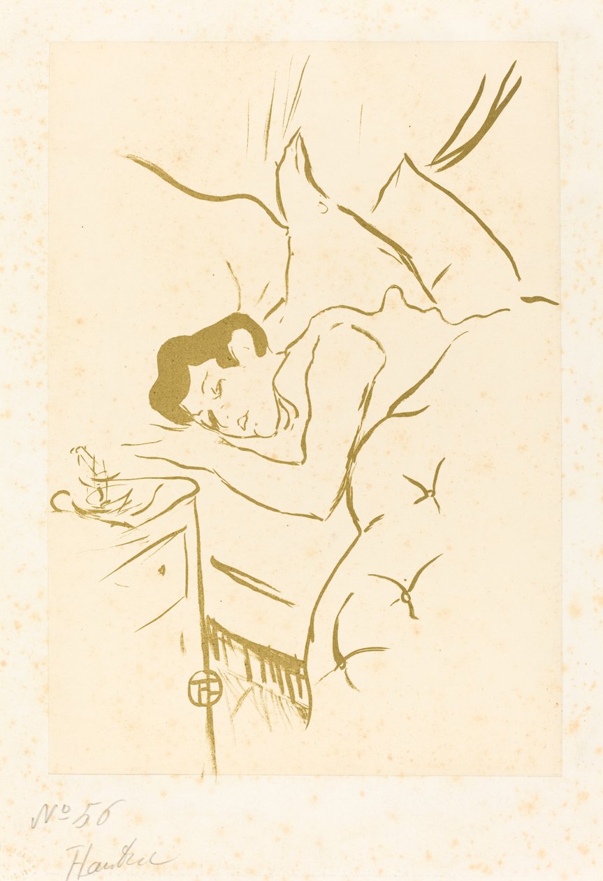 Din mund Ta bouche, 1893. af Henri de Toulouse Lautrec