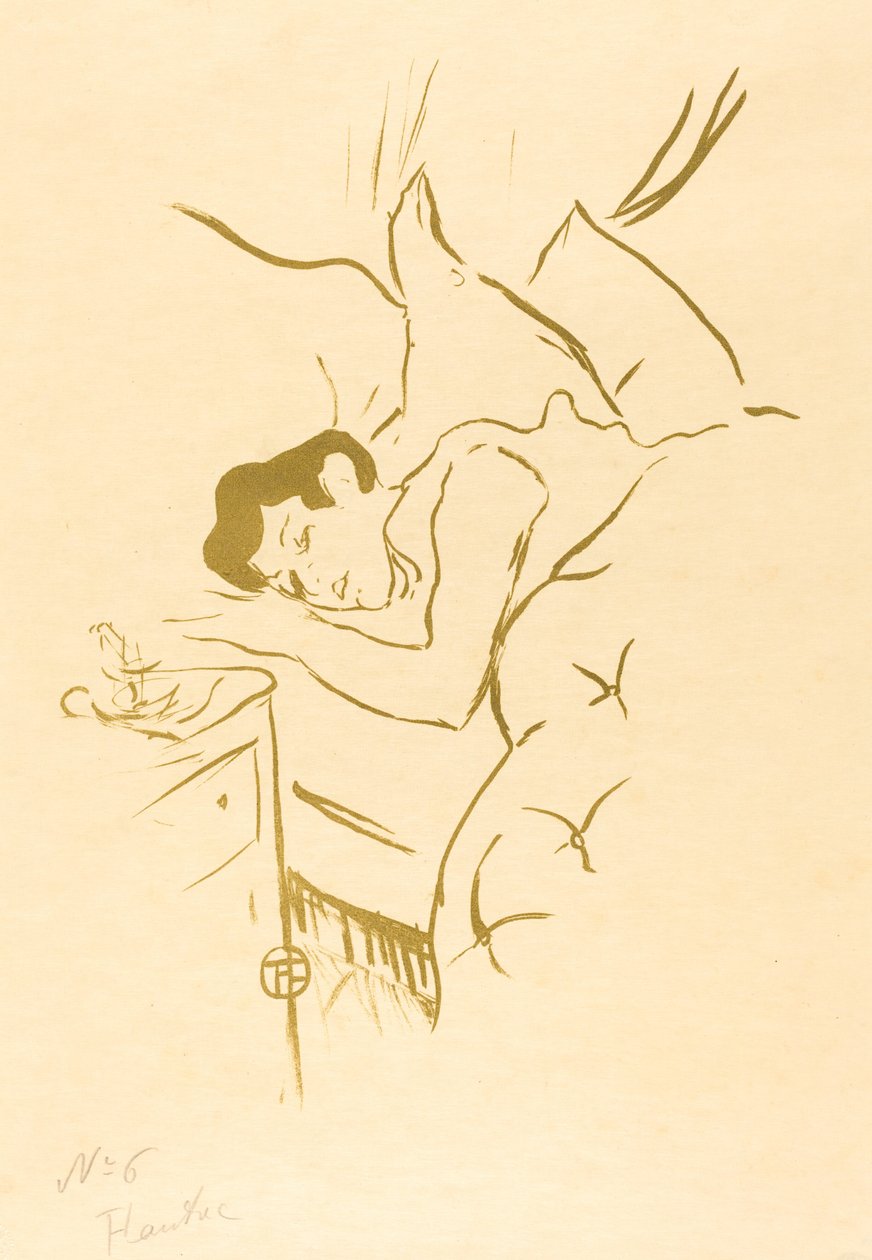 Din mund Ta bouche, 1893. af Henri de Toulouse Lautrec