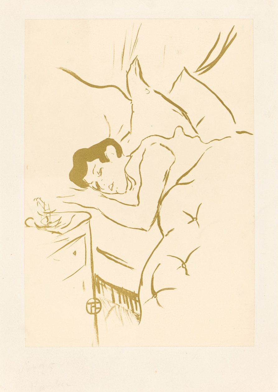 Din mund Ta bouche, 1893. af Henri de Toulouse Lautrec