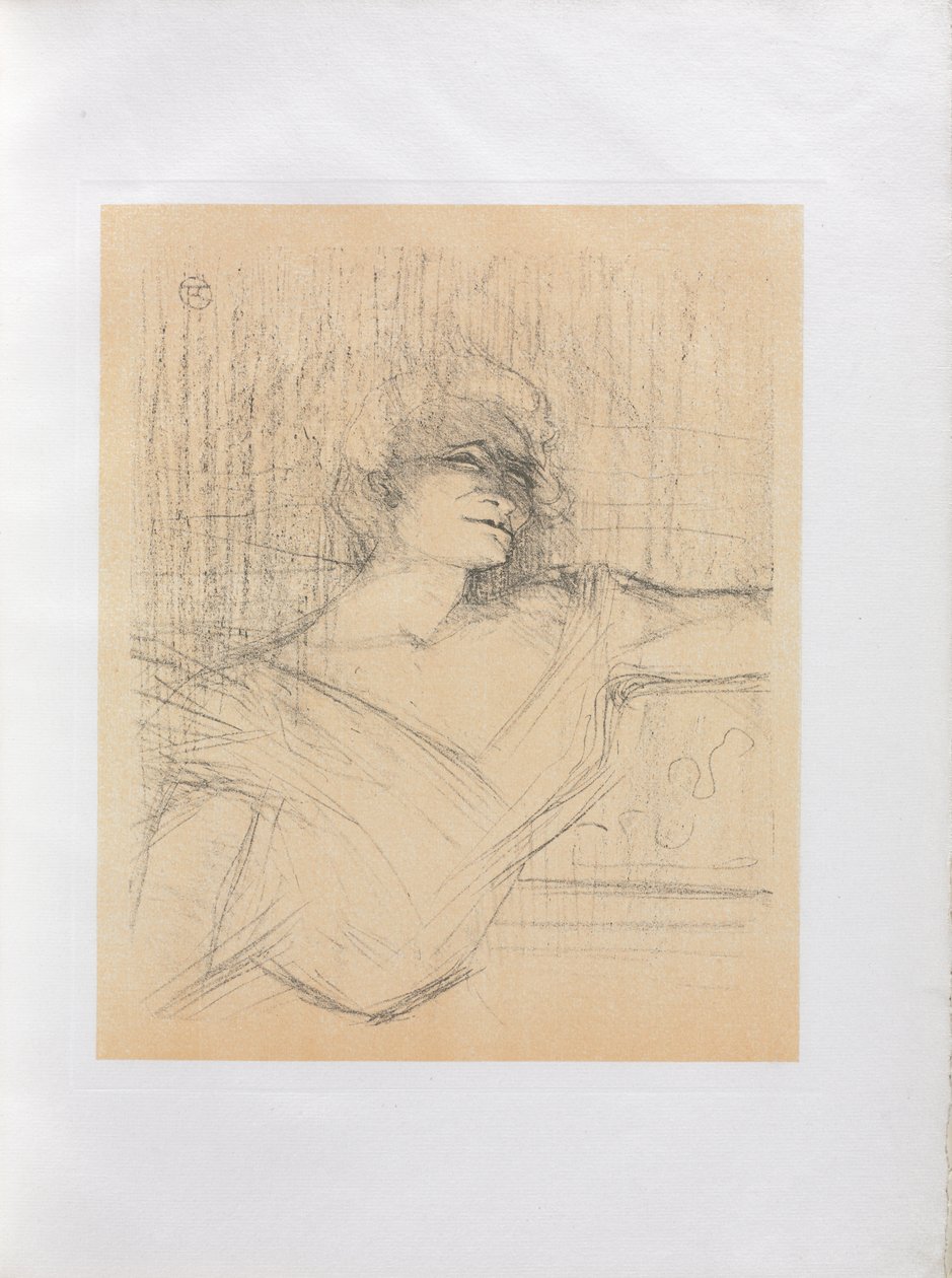 Yvette Guilbert-English Series: I limen af Henri de Toulouse Lautrec