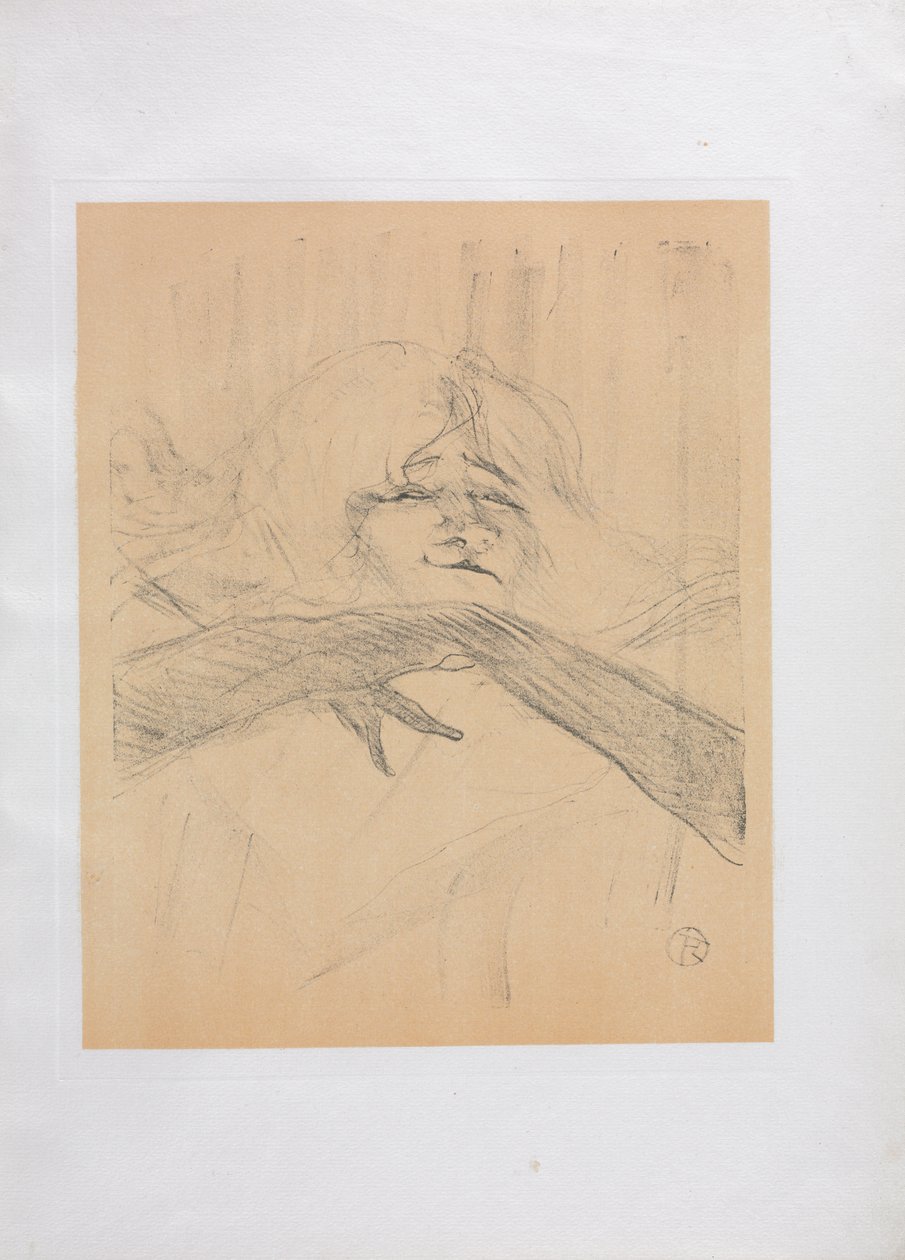 Yvette Guilbert-engelsk serie: Linger Longer Loo af Henri de Toulouse Lautrec