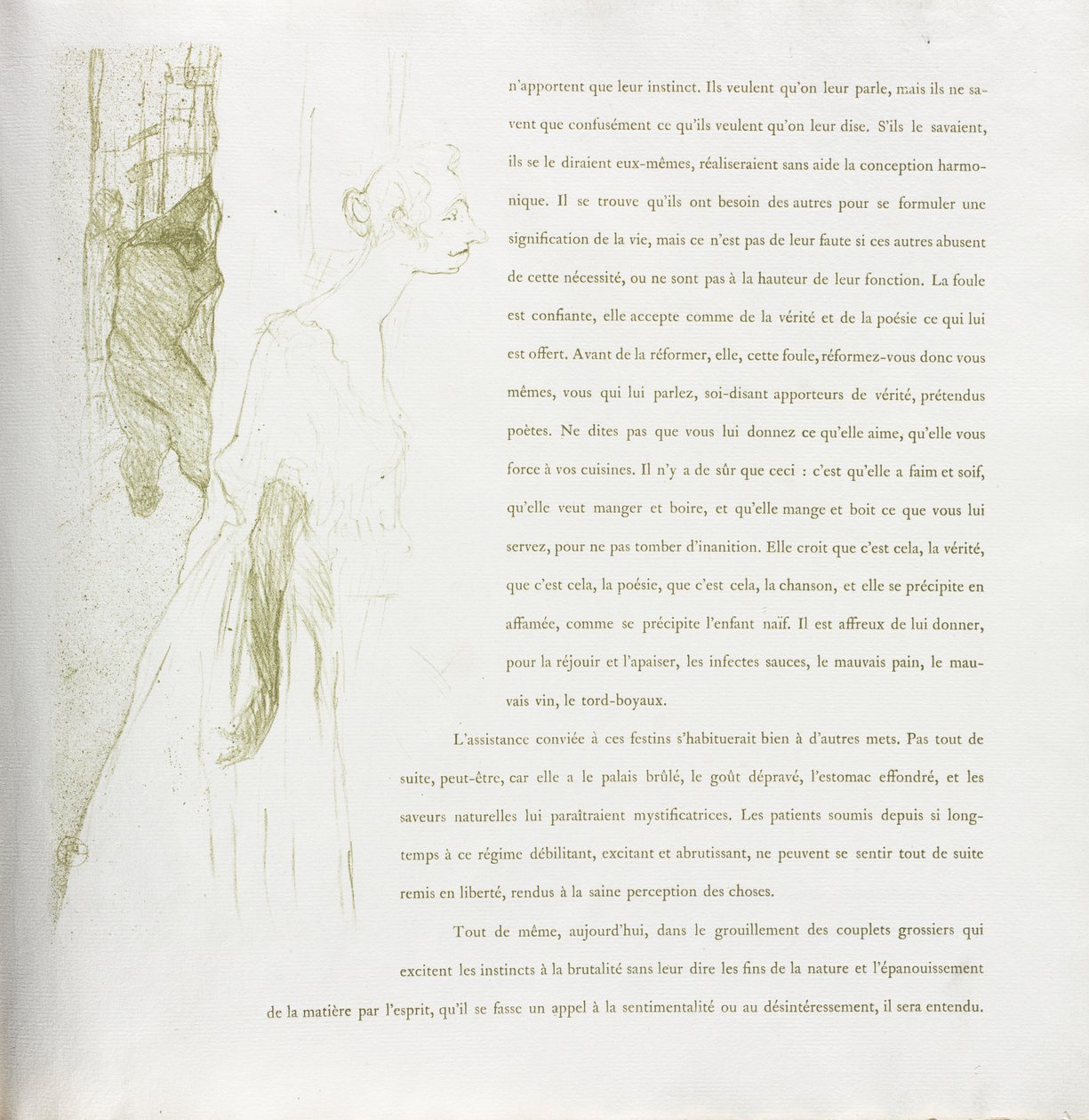 Yvette Guilbert-French Series: nr. 11 af Henri de Toulouse Lautrec