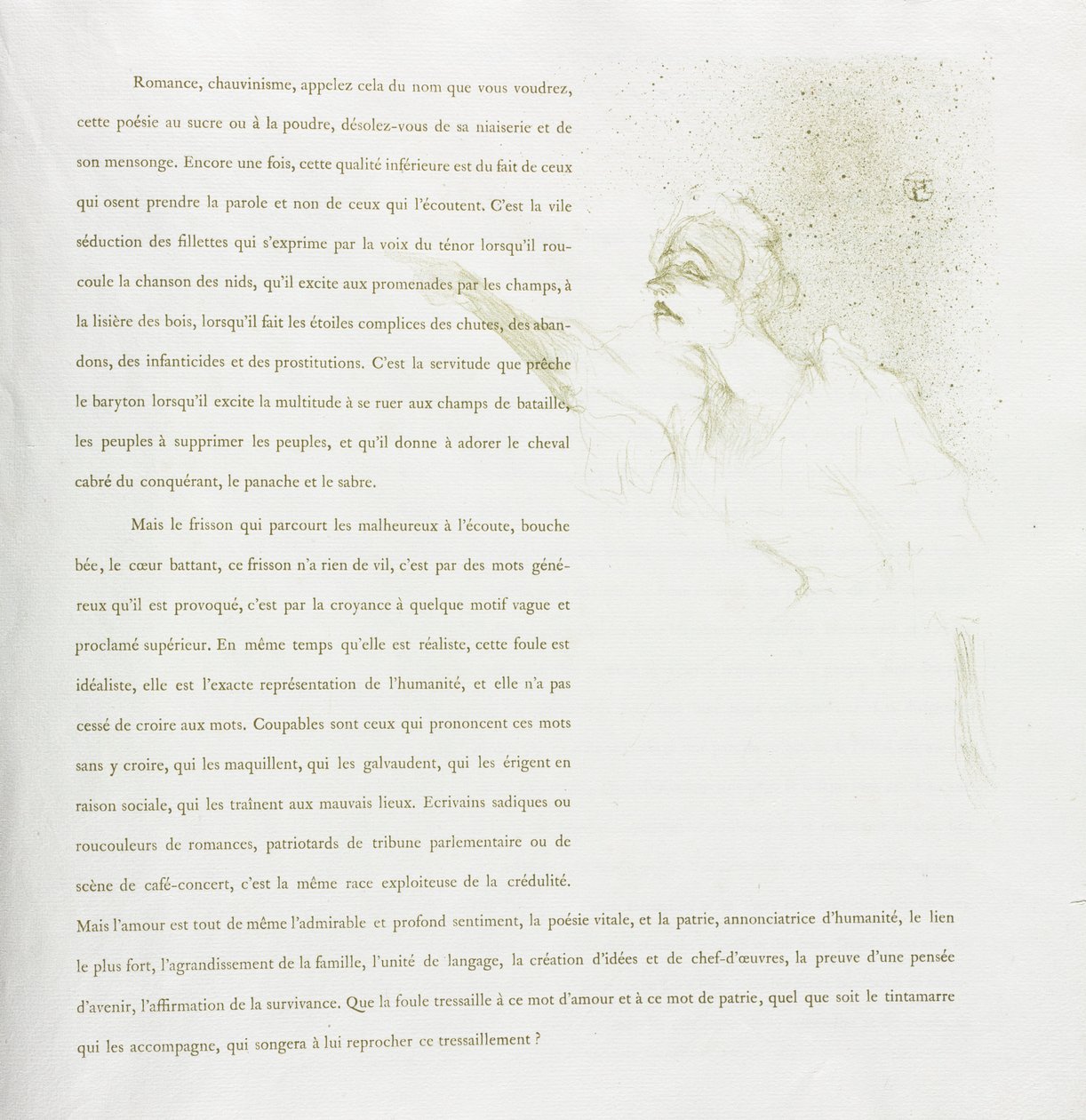 Yvette Guilbert-fransk serie: nr. 12, 1894. af Henri de Toulouse Lautrec