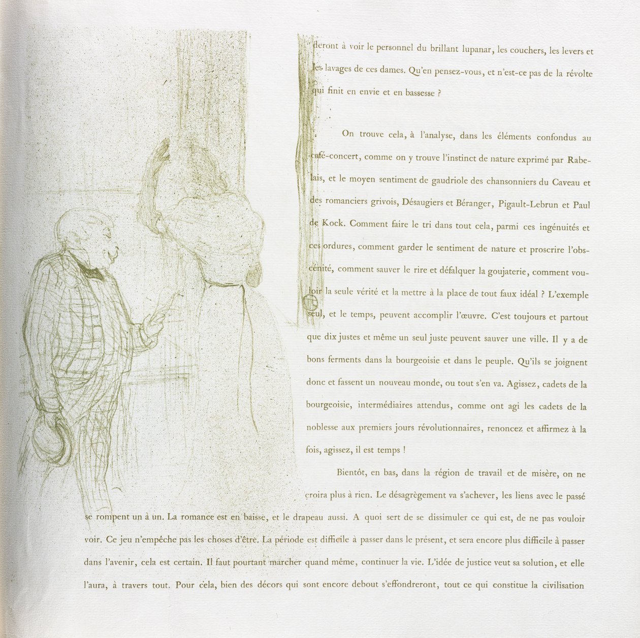 Yvette Guilbert-fransk serie: nr. 15, 1894. af Henri de Toulouse Lautrec