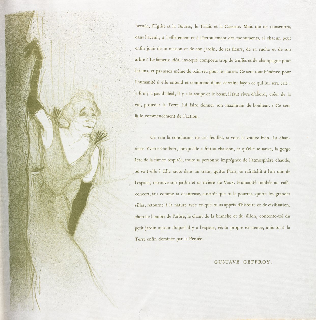 Yvette Guilbert-French Series: nr. 16 af Henri de Toulouse Lautrec