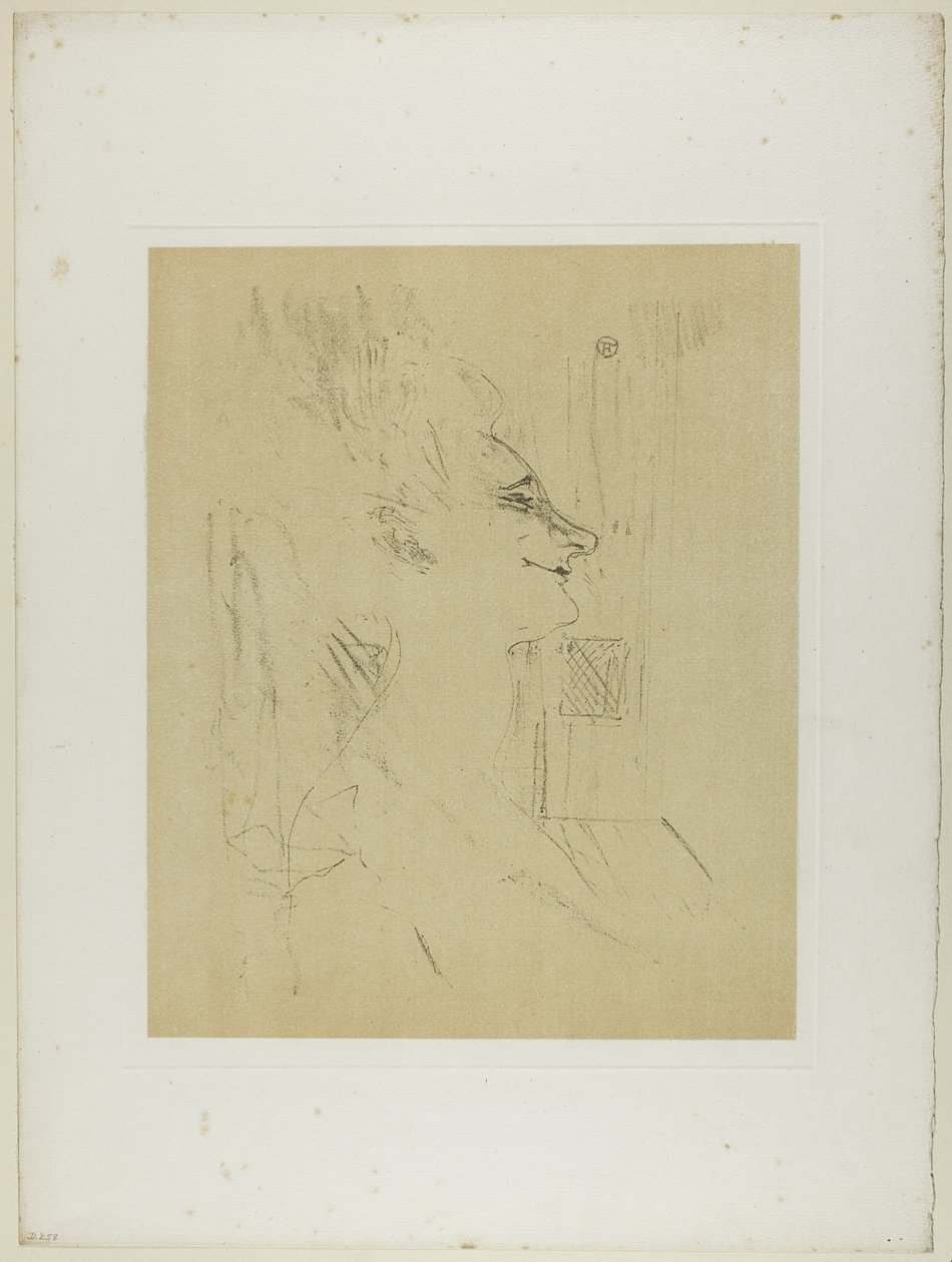 Yvette Guilbert—Soularde, fra Yvette Guilbert af Henri de Toulouse Lautrec