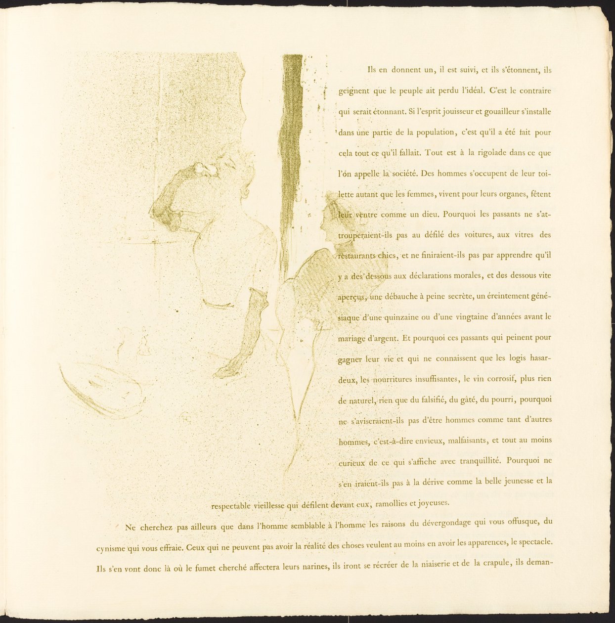 Yvette Guilbert, 1894. af Henri de Toulouse Lautrec