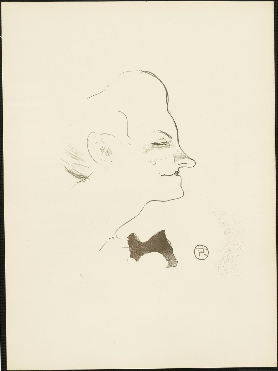 Yvette Guilbert, fra Le Café-Concert af Henri de Toulouse Lautrec