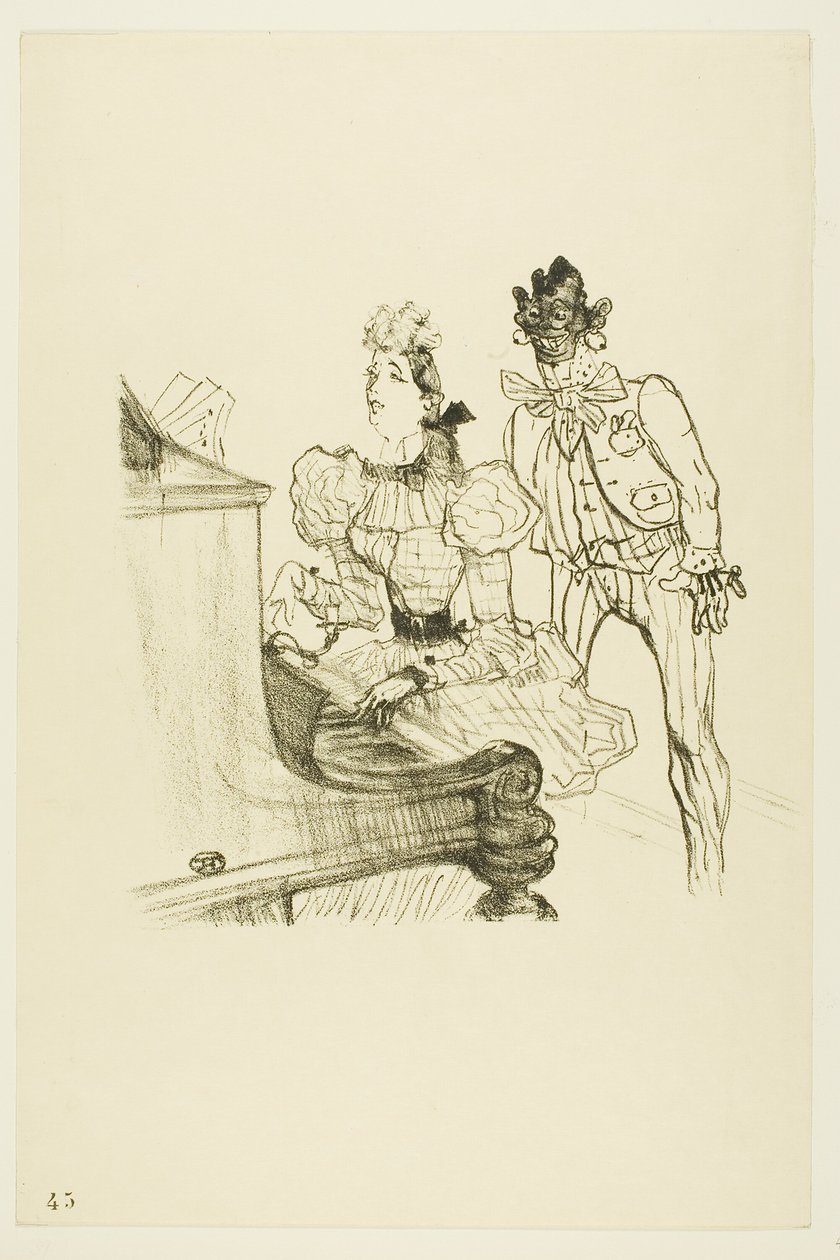 Zamboula-Polka af Henri de Toulouse Lautrec