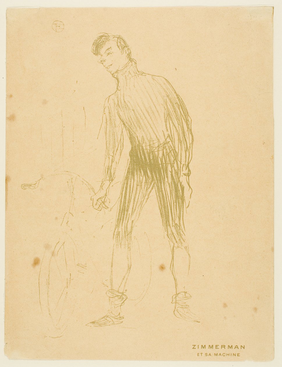 Zimmerman og hans maskine af Henri de Toulouse Lautrec