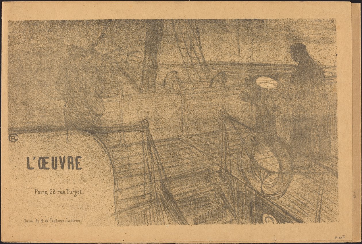 Prospekt Program for arbejdet af Henri de Toulouse Lautrec, Félix Vallotton, Antonio