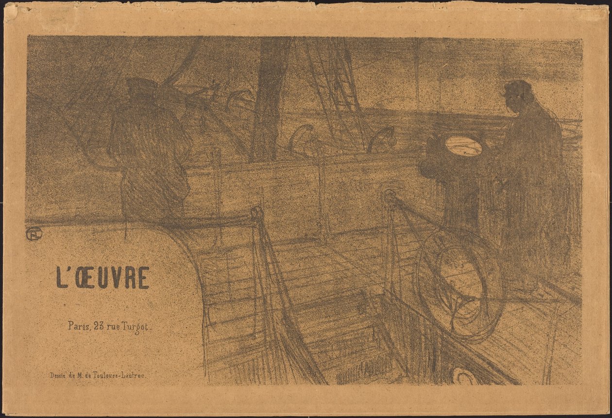 Prospekt Program for arbejdet af Henri de Toulouse Lautrec, Félix Vallotton, Antonio