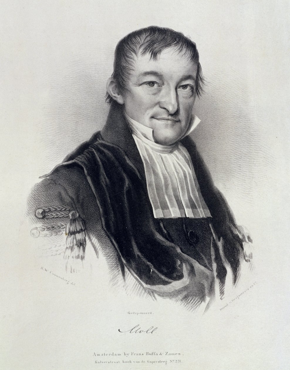 Gerard Moll (1785-1838) af Henricus Johannes Couwenberg