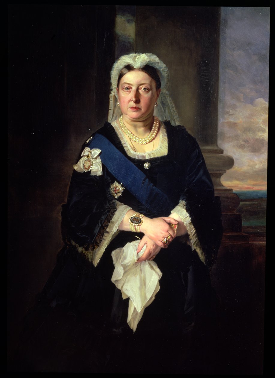 Dronning Victoria (1819-1901) efter baron Heinrich von Angeli (1840-1925) af Henrietta Mary Ward