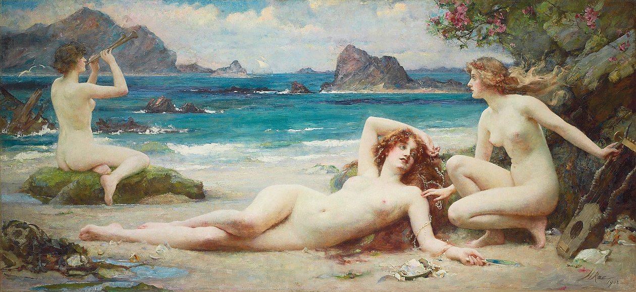Sirenerne, 1903 af Henrietta Rae
