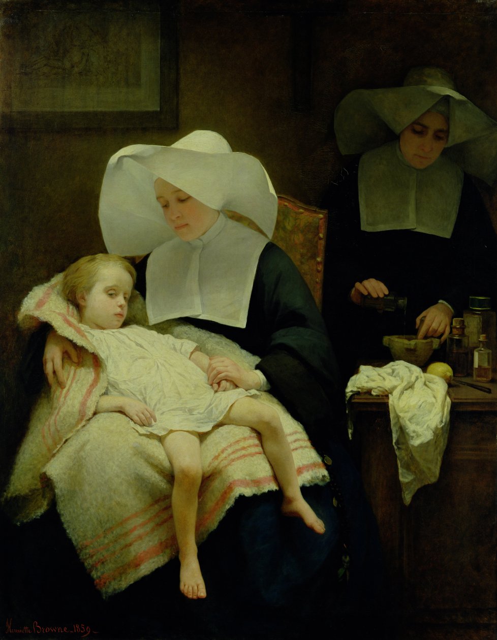 Barmhjertighedens søstre, 1859 af Henriette Browne