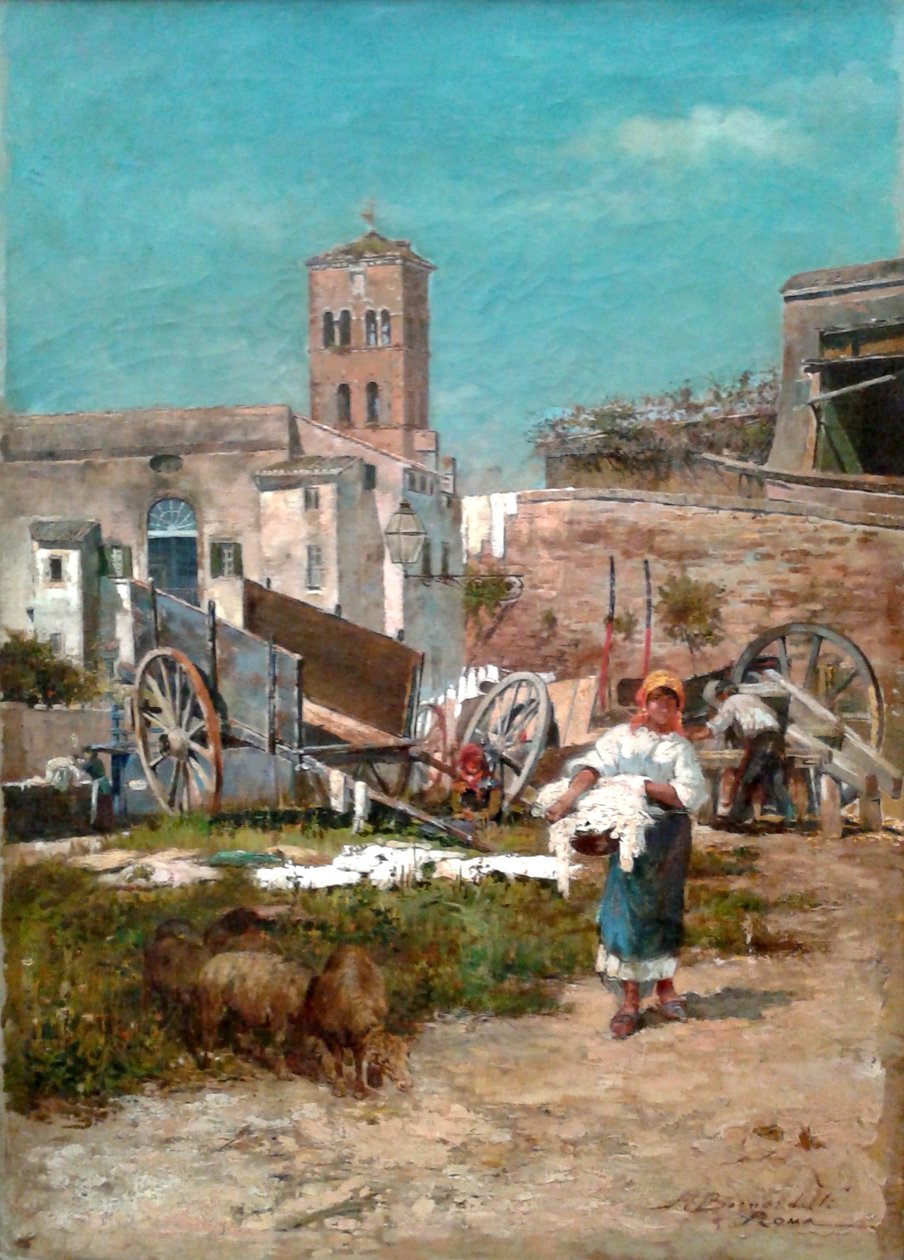 Udsigt over RomenPortugues: Udsigt over Roman af Henrique Bernardelli