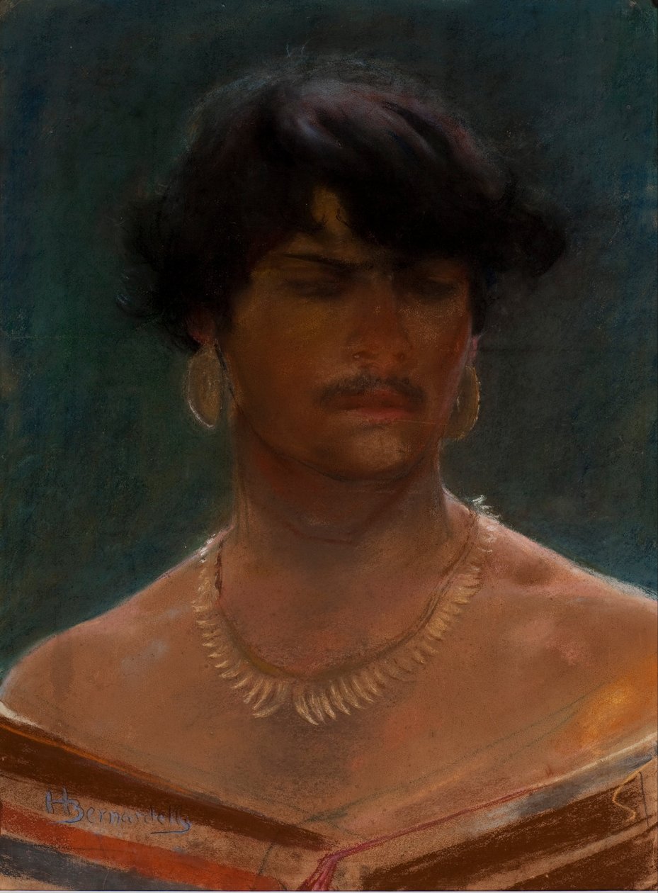 Leder af en indianer af Henrique Bernardelli