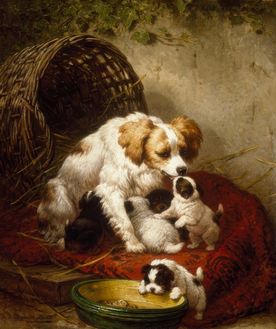 Den glade familie af Henriëtte Ronner Knip