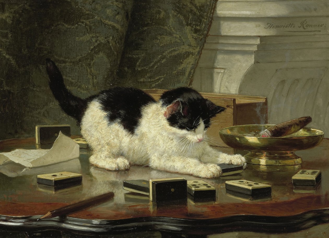 Killingevildt, ca 1860-1870 af Henriëtte Ronner Knip