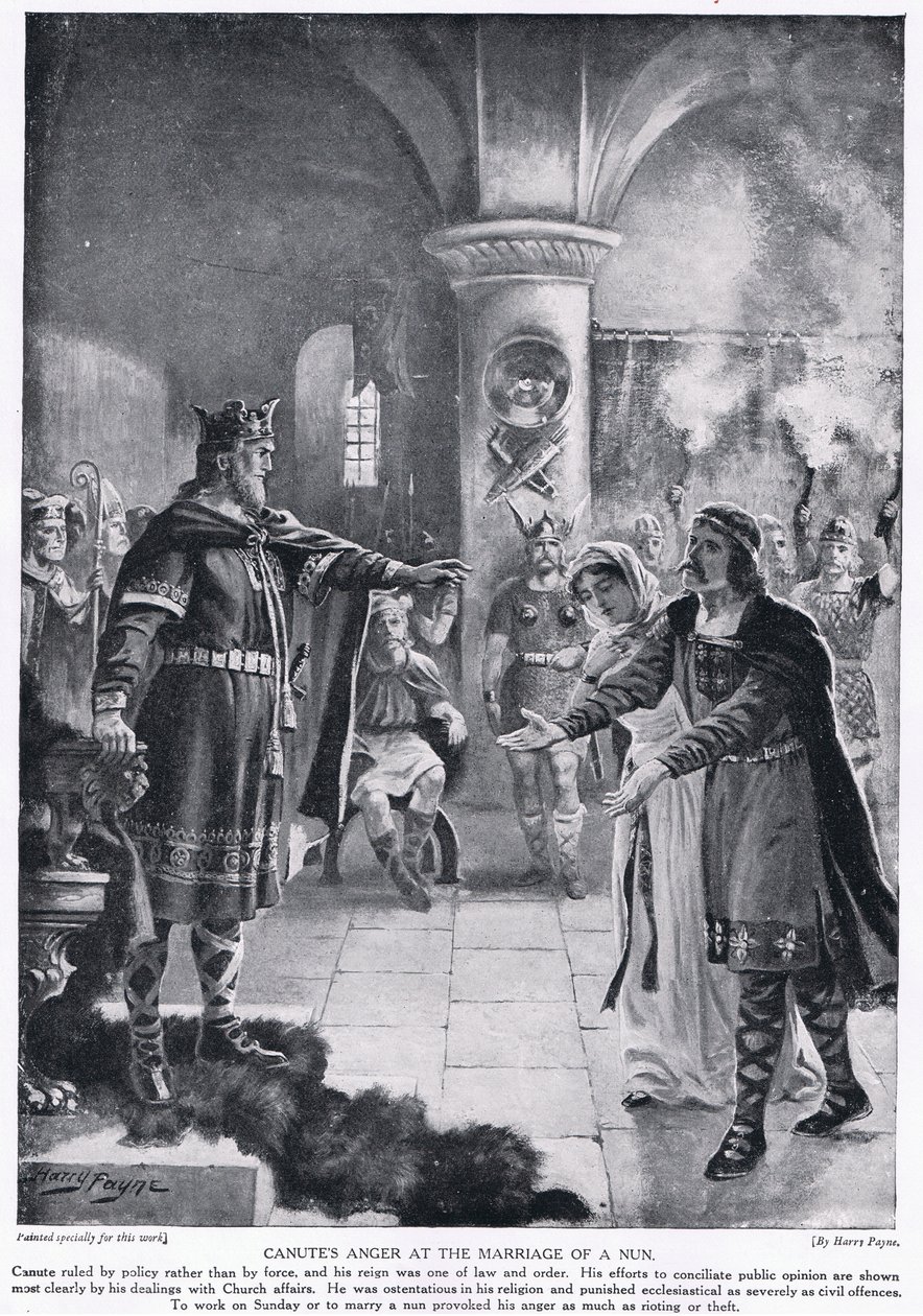 Knuds vrede over en nonnes ægteskab, 1920