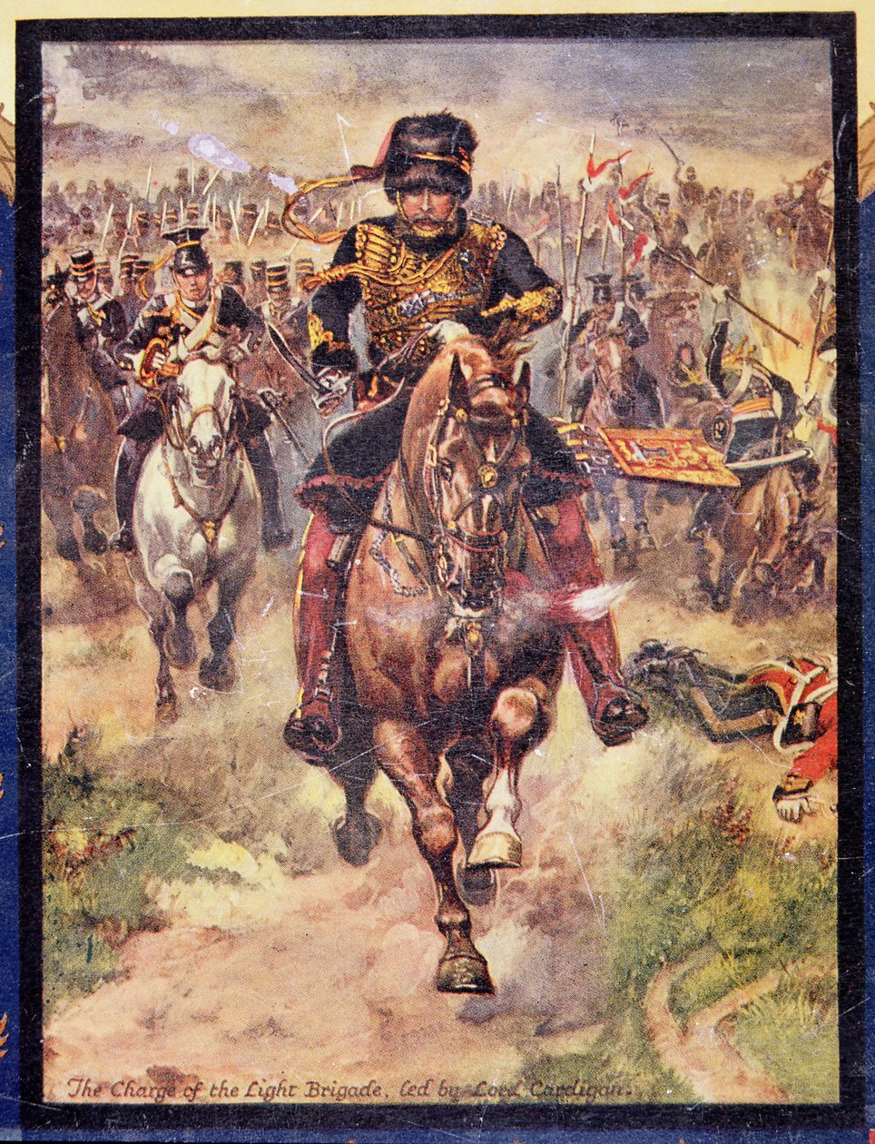 The Charge of the Light Brigade ledet af Lord Cardigan, illustration til 