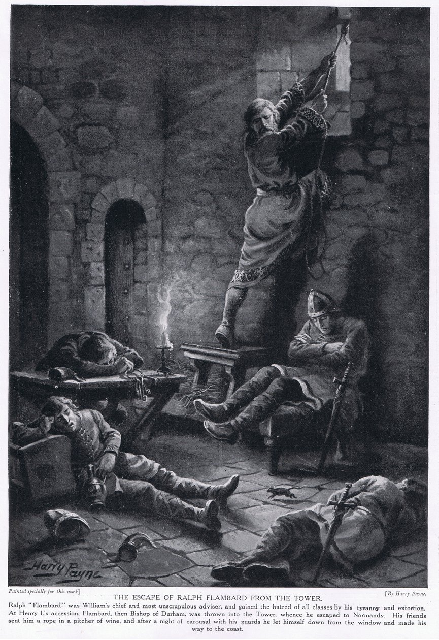 Ralph Flambards flugt fra tårnet, 1920
