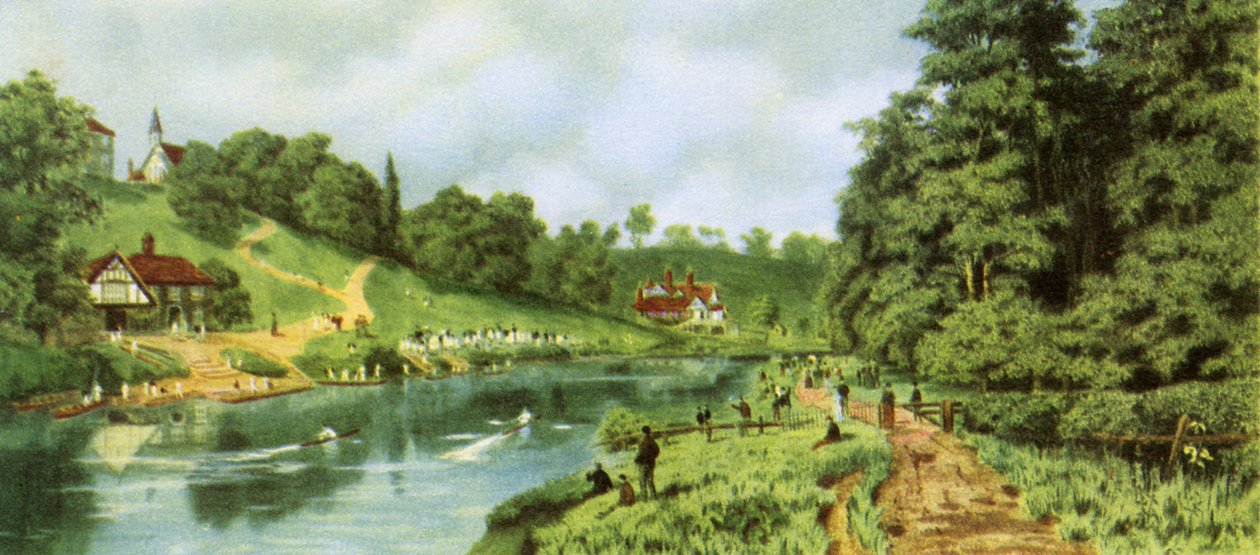 Shrewsbury School Regatta af Henry B. after Wimbush