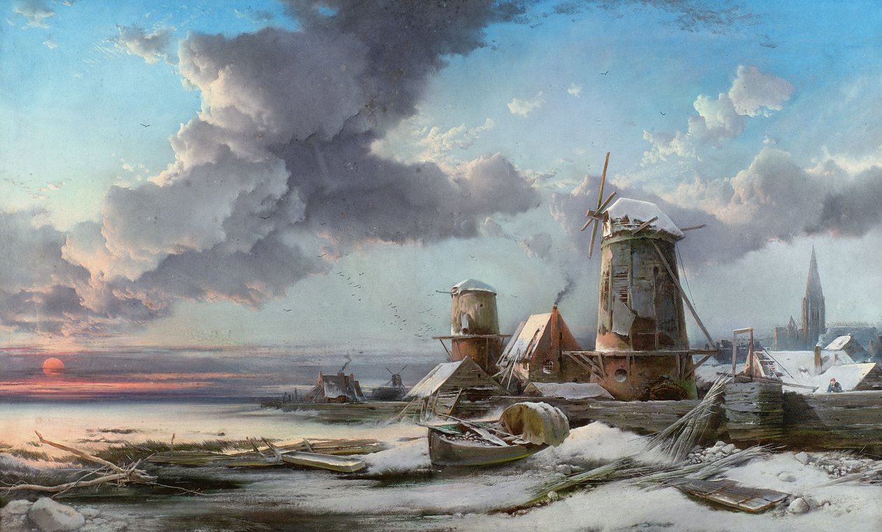 Frosty Sunrise, Leiden af Henry Bright