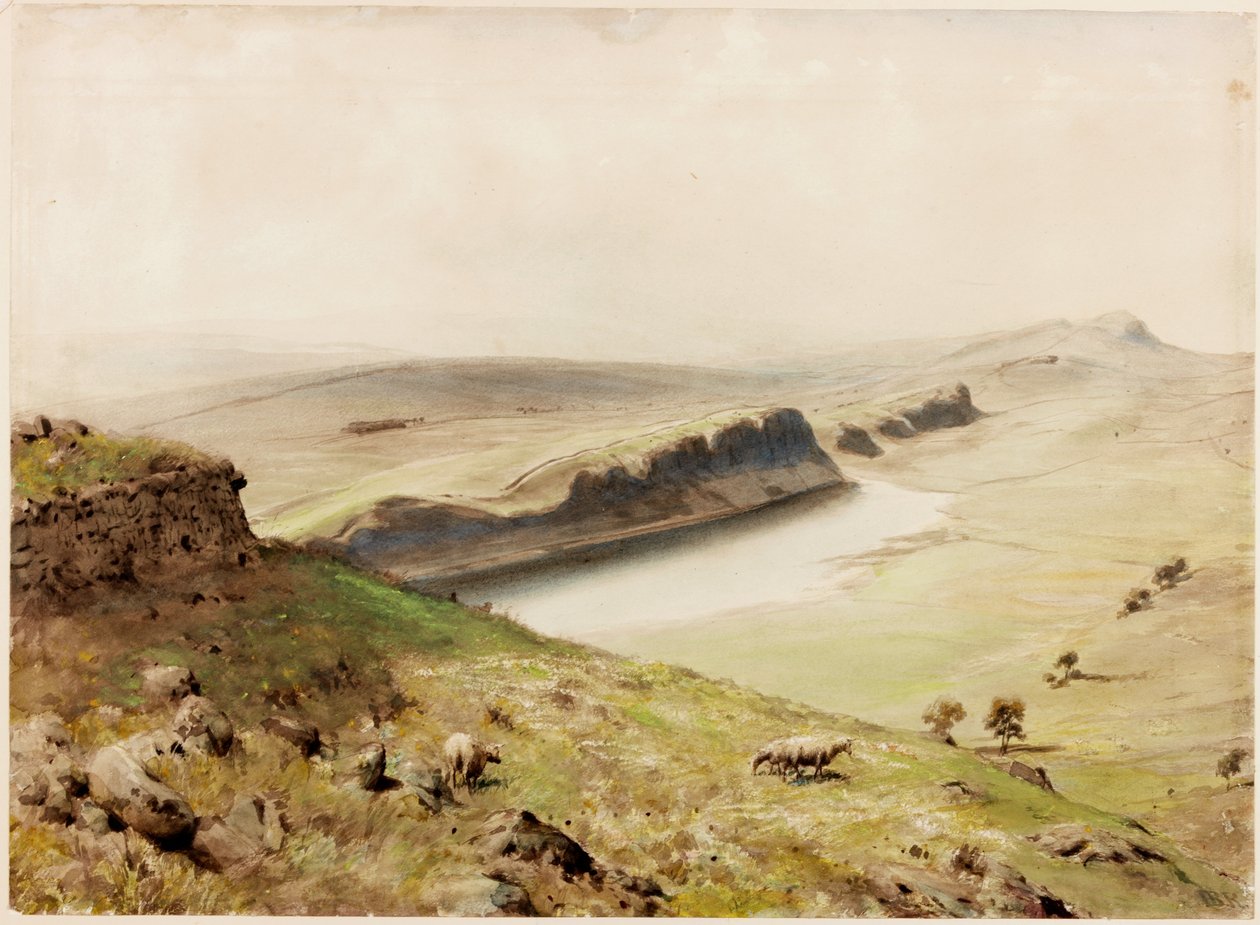 Crag Lough (kropsfarve) af Henry Burdon Richardson