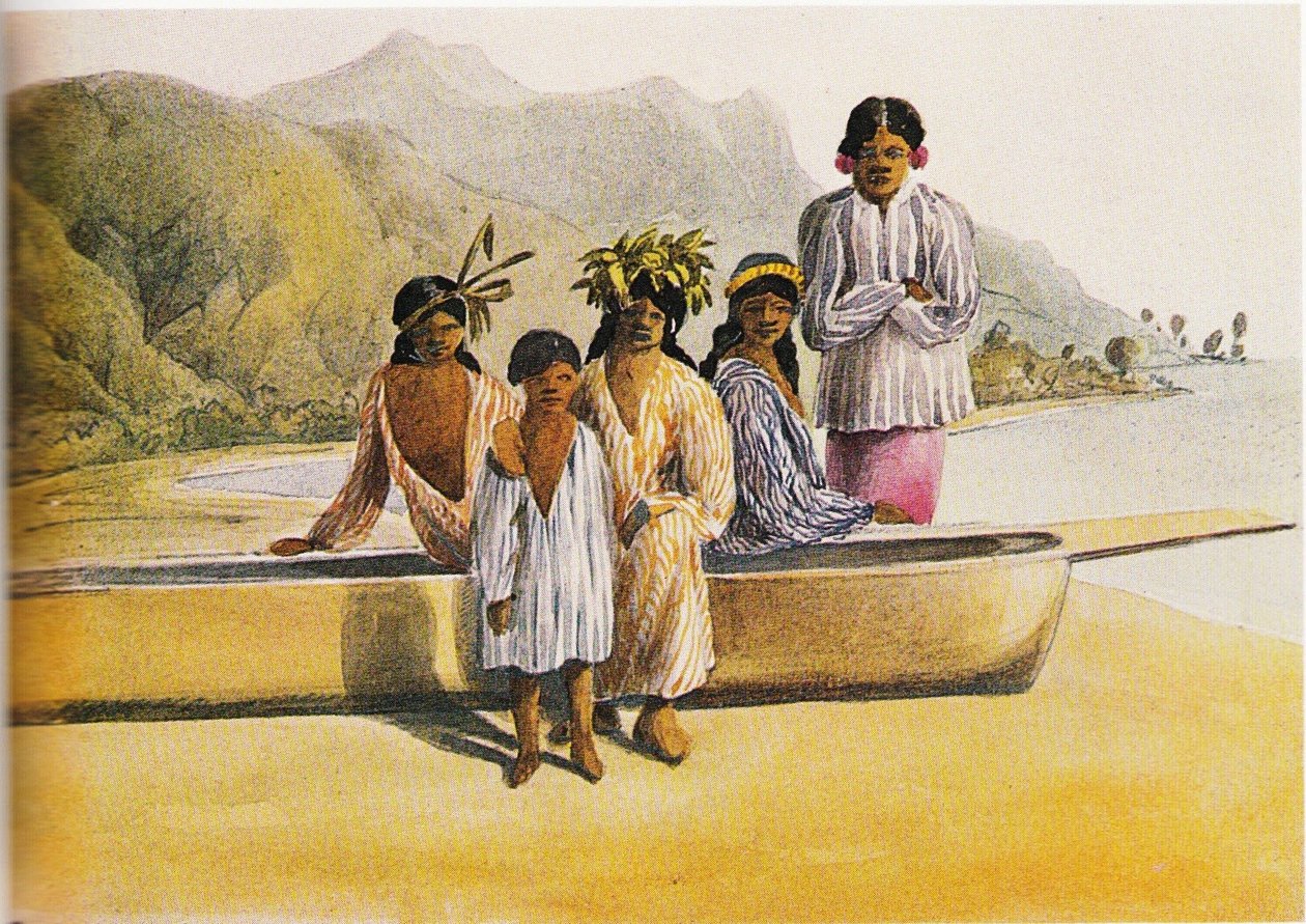 Familie på Tahiti af Henry Byam Martin