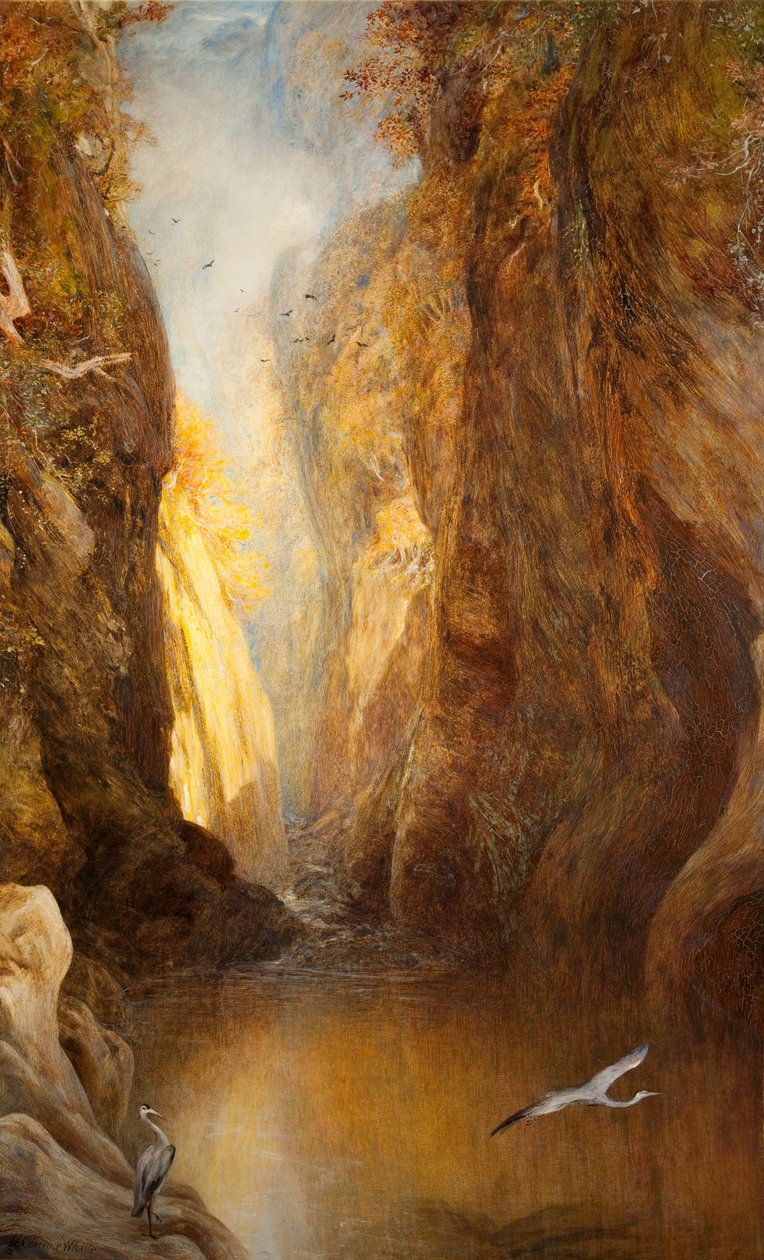 The Fairy Glen, Bettws-y-Coed af Henry Clarence Whaite