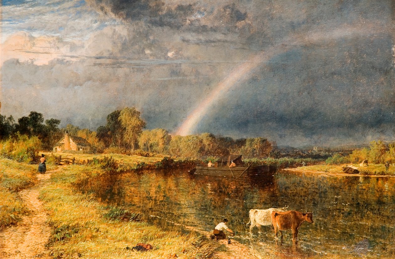 Regnbuen. 1854 af Henry Dawson