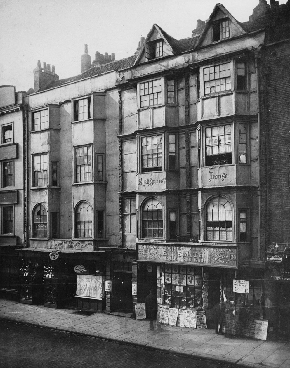 134 Aldersgate Street, ca. 1879 af Henry Dixon